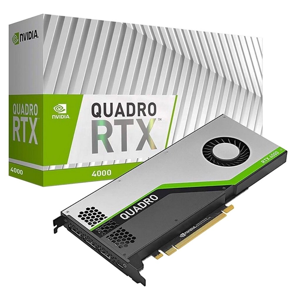 Видеокарта PCI-E PNY VCQRTX4000-UPG-PB 8GB GDDR6 256-bit 3xDP/USB 3.1 Gen 2 Type C - фото №3
