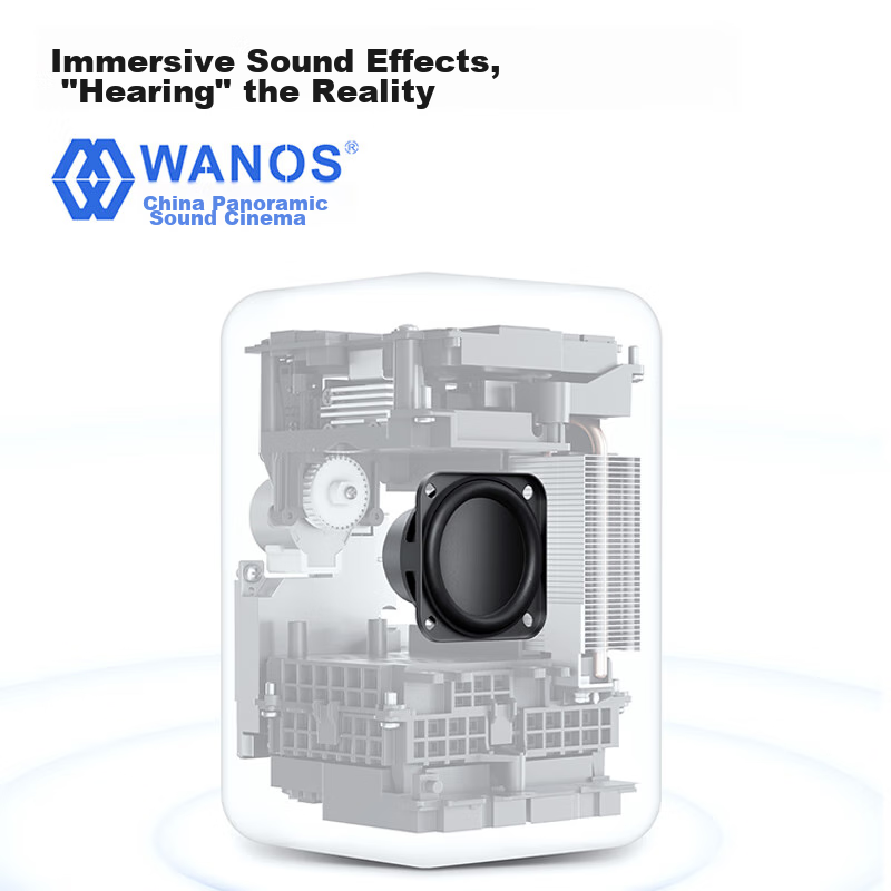 Проекторы И Экраны Xiaomi Домашний проектор Xiaomi Projector Mini, черный , автофокусировка, управление экраном с помощью NFC