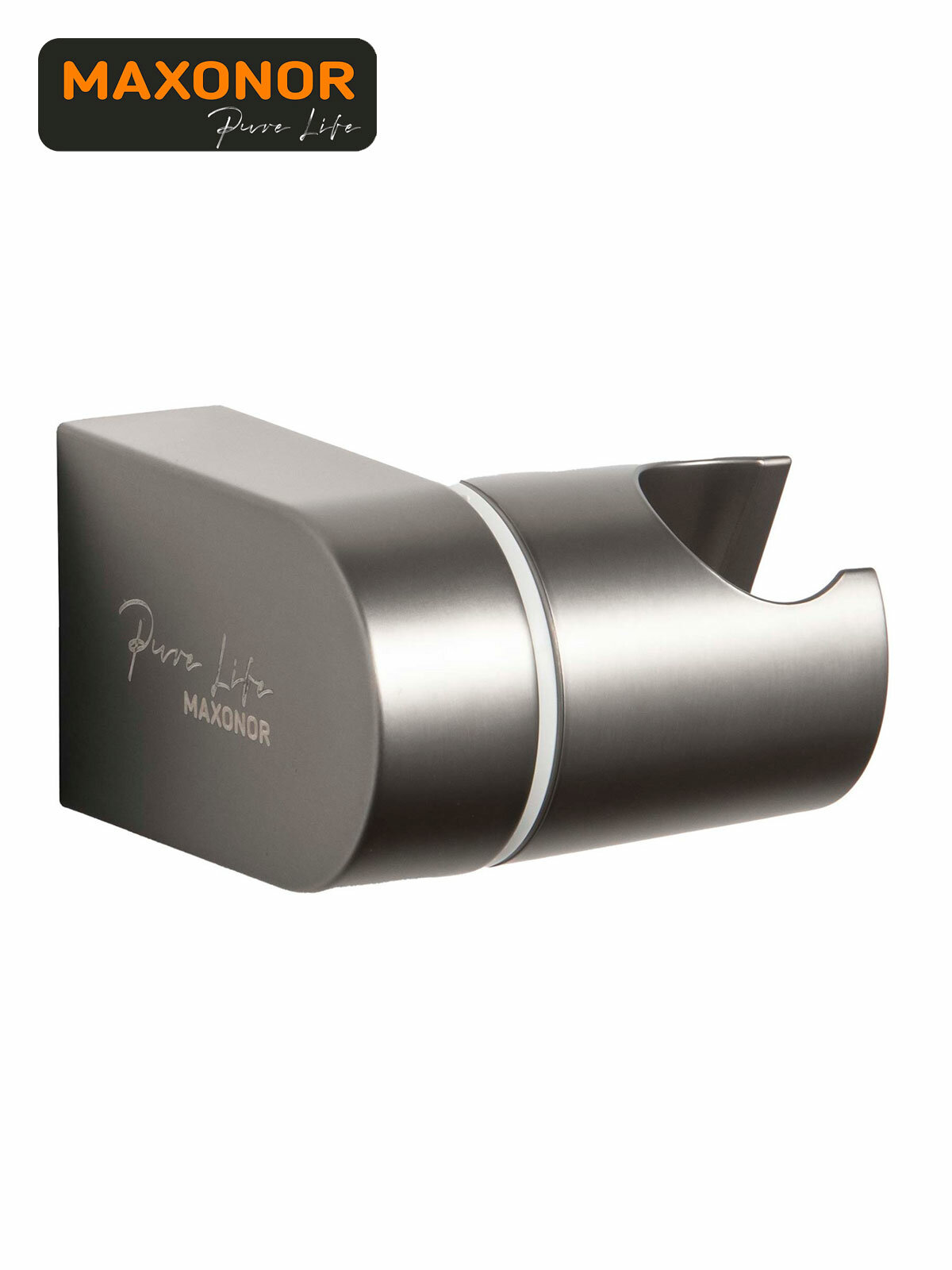 Держатель для лейки душа Maxonor PURE LIFE PL90-9 Графит матовый Поворотный