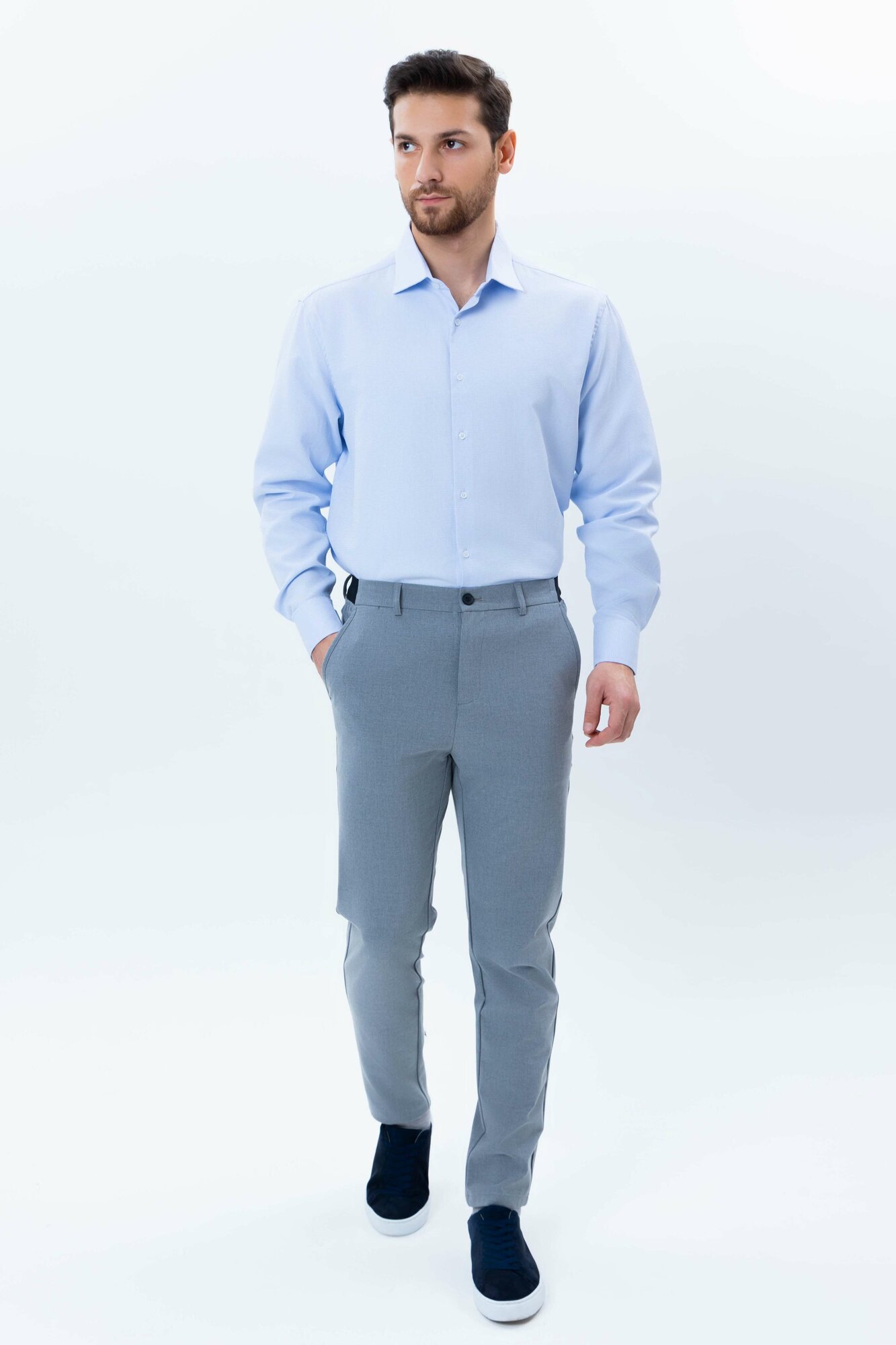 Рубашка TERRA PRO, размер M, blue — фото 1