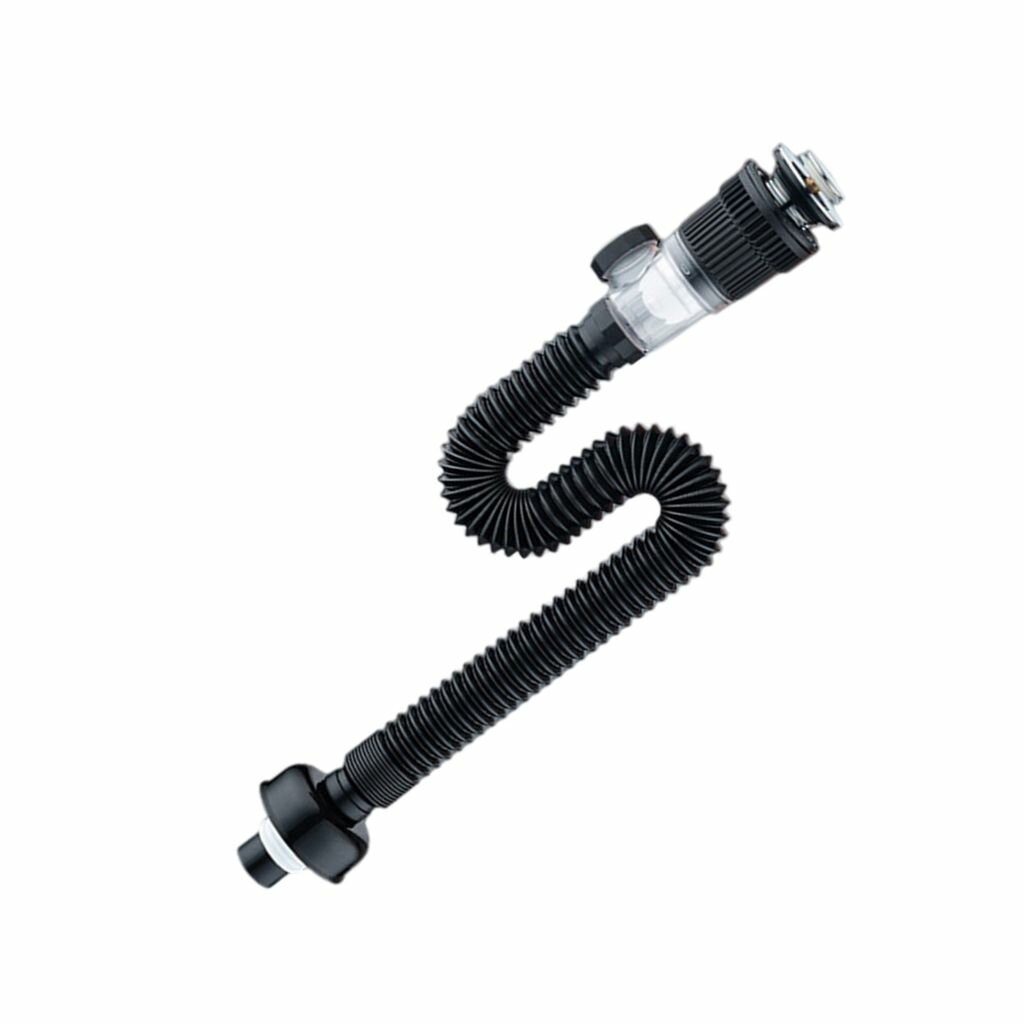 Сливная труба для умывальника новая горизонтальная и вертикальная сливная труба-черная