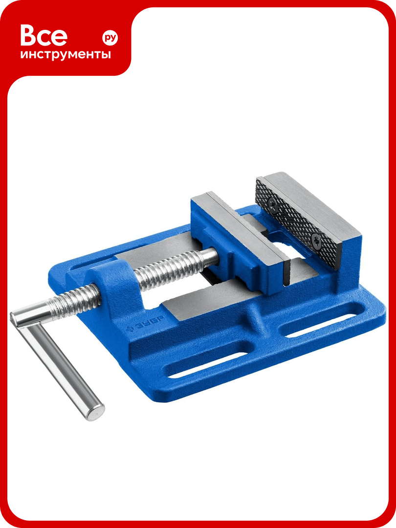 Станочные сверлильные тиски ЗУБР 75 мм 32721-75