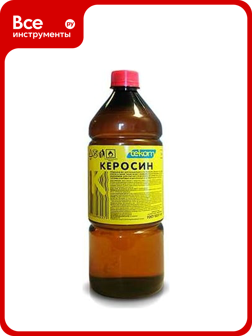 Нефтяной растворитель Tekom Керосин 1 л ПЭТ бутылка 4607066982279