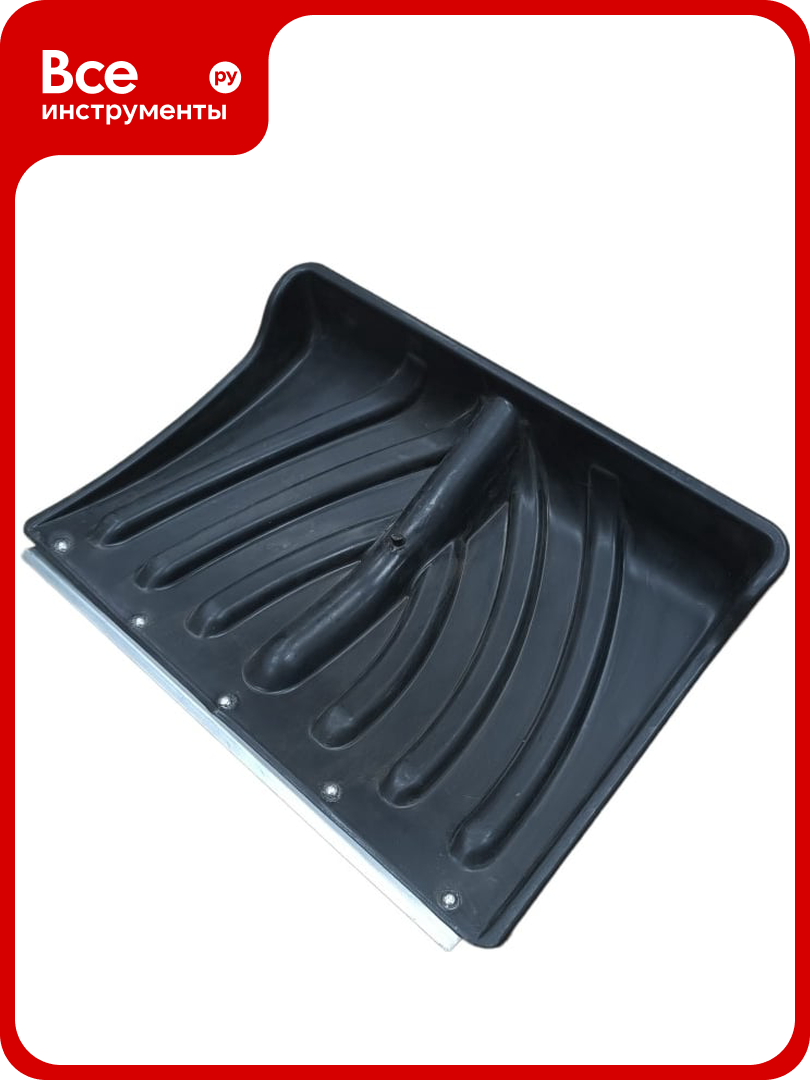 Снеговая лопата лето Крепыш п/эт. оц. планка 465x340мм d32мм без черенка 26309