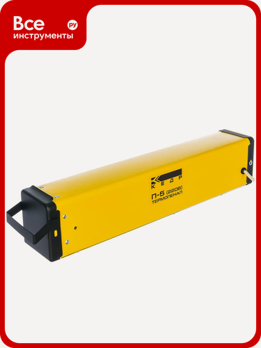 Изображение товара Термопенал кедр П-5, металлический корпус, напряжение 220В, температура 150°C, нагрузка до 5кг, степень защиты