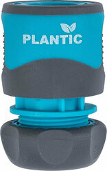 Коннектор Plantic Light, пластик, 1/2", эргономичный дизайн, Soft Touch, 1 шт.