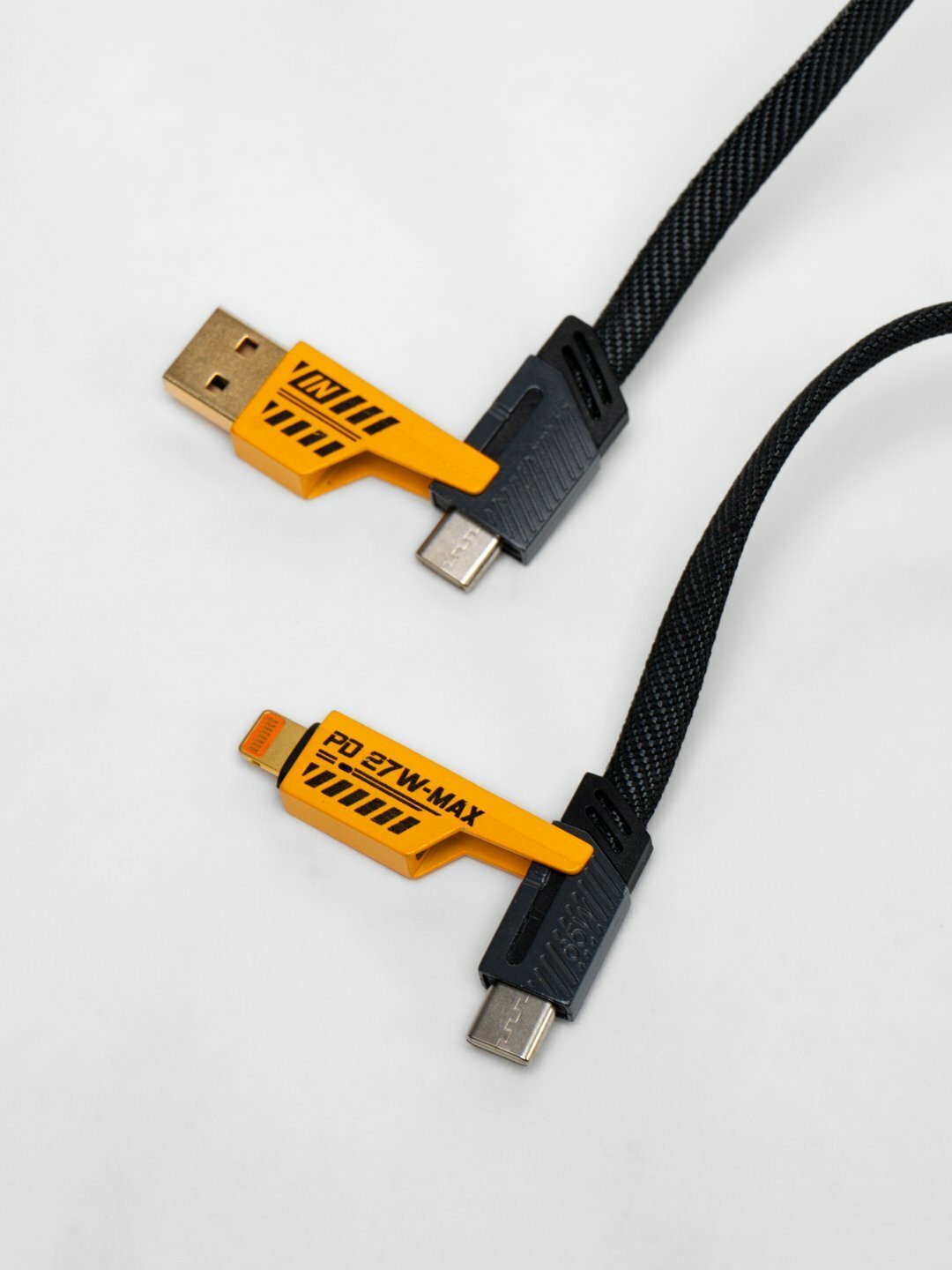 Кабель USB Transformer, 4 в 1, Turbo, Type-C/Lightning - USB-A/Type C — фото 1