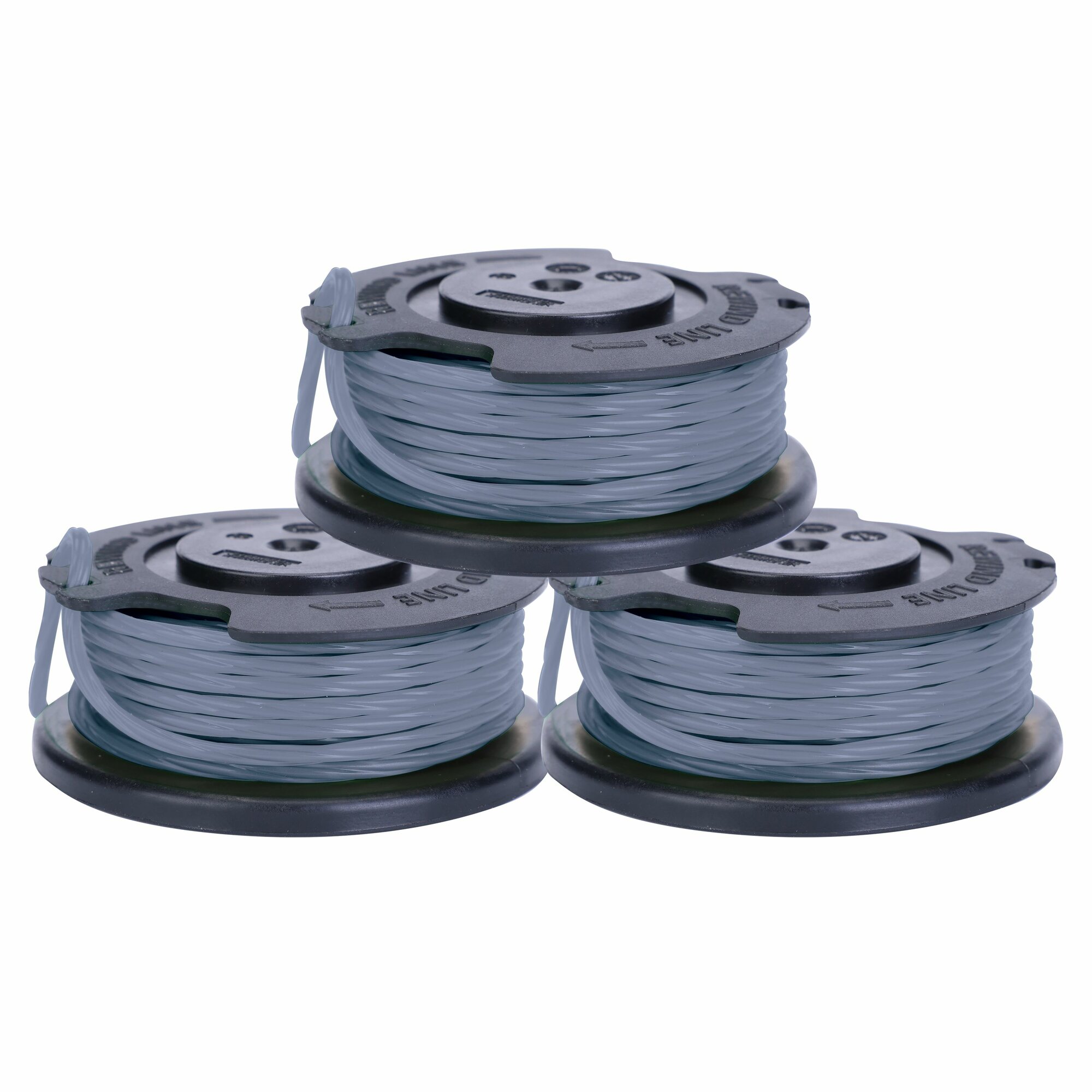 Катушка для триммера Greenworks, 3 шт, леска 2,0 мм, односторонний выход лески, 2963407