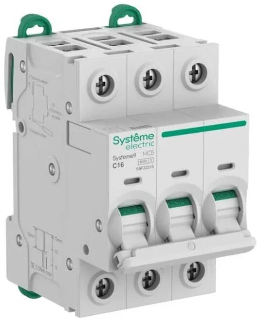 Автоматический выключатель Schneider Electric Systeme9 (S9F22316)