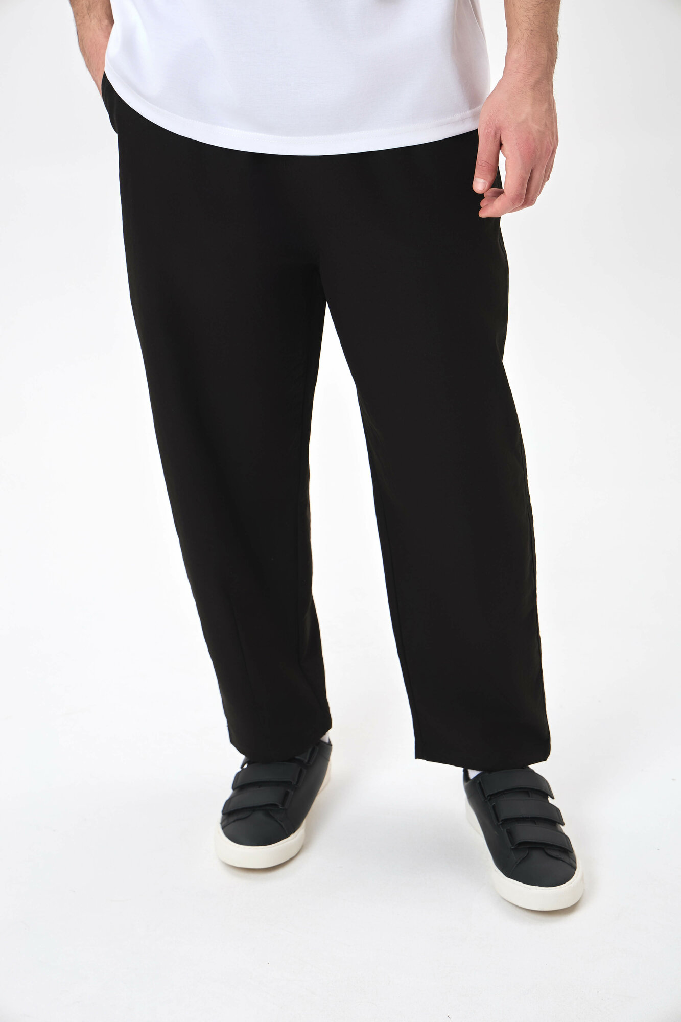 Брюки джоггеры TERRA PRO, размер 31, black