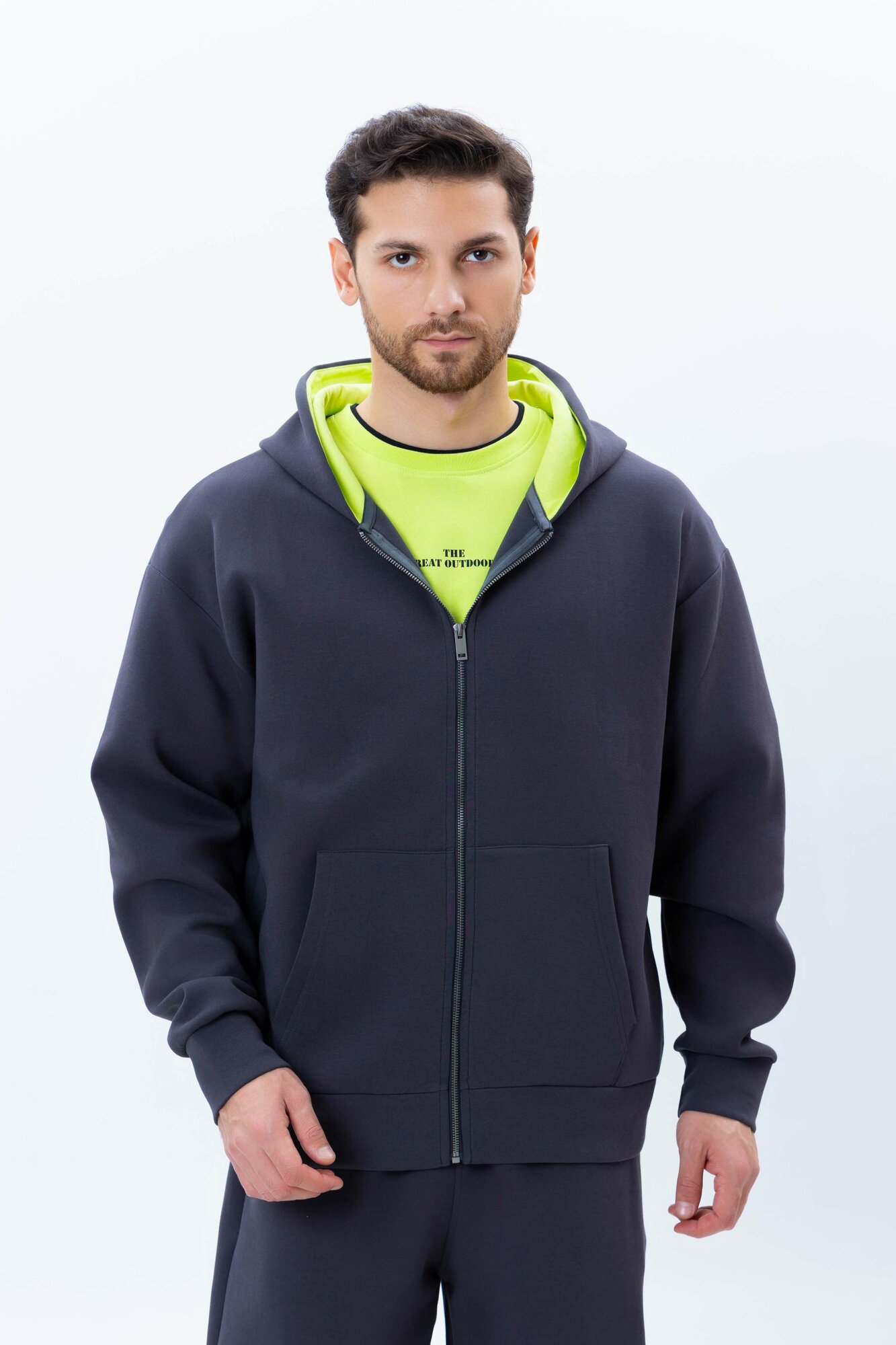 Толстовка TERRA PRO, размер L, , dark grey