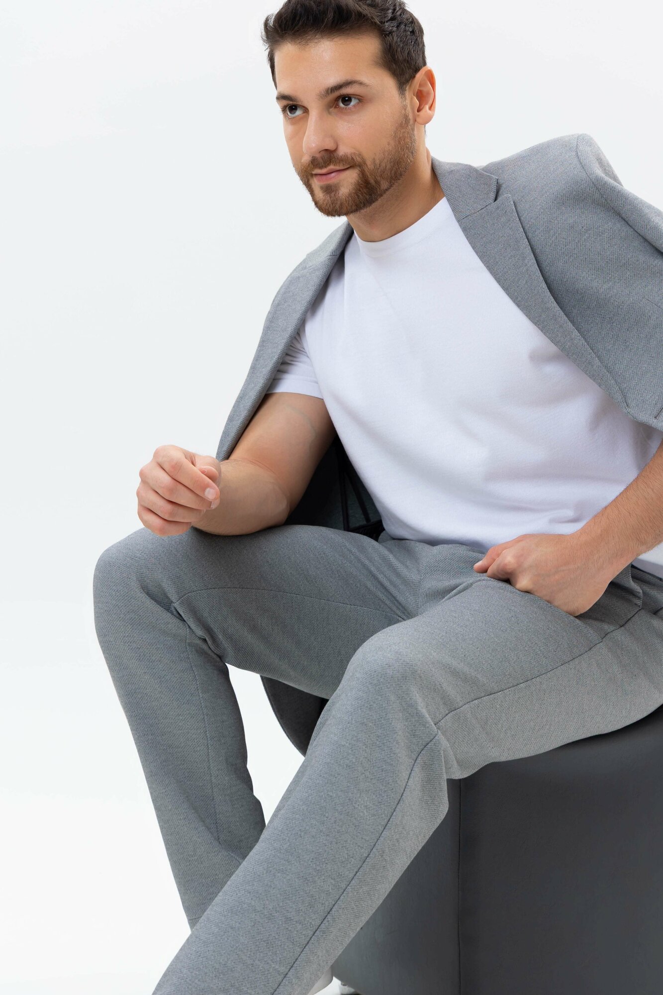 Брюки классические TERRA PRO, размер 32, grey — фото 1