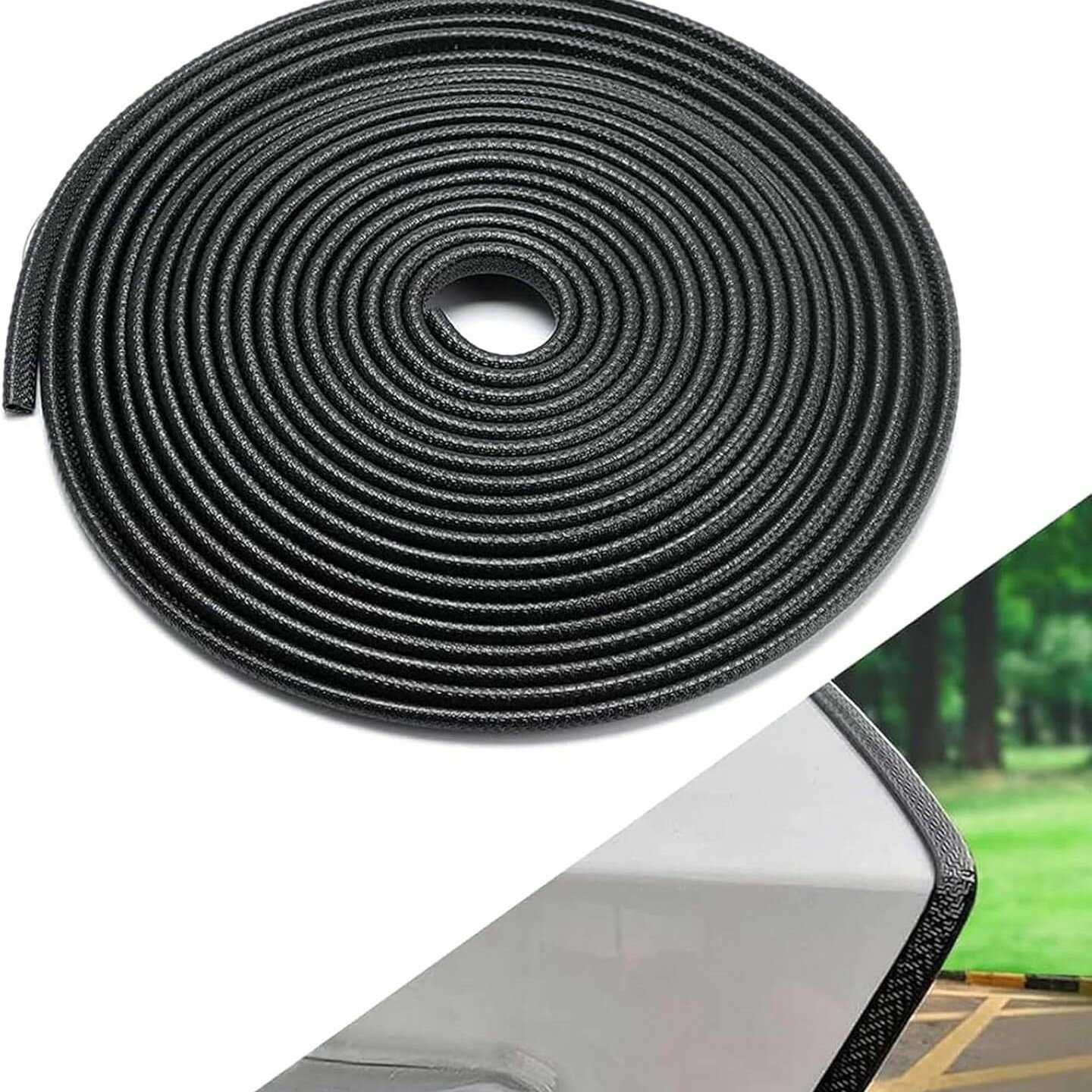 Защита дверей автомобиля с металлической вставкой, 5 метров, уплотнитель молдинг для кромки дверей автомобиля, багажника и капота