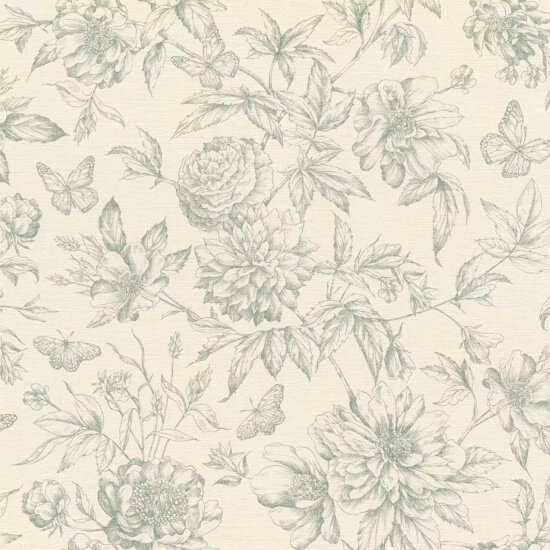 Обои Rasch Peonies 793925 винил на флизелине поверхность матовая размер рулона 053х1005 Германия