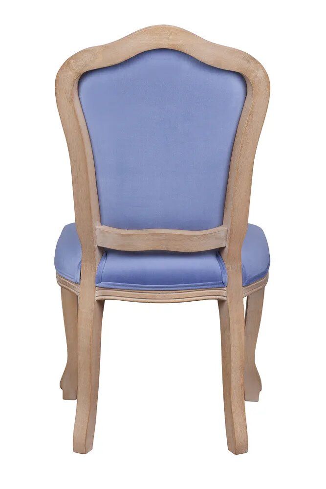 Стул Mak-interior, "Graph Flower", без подлокотников, синий — фото 1
