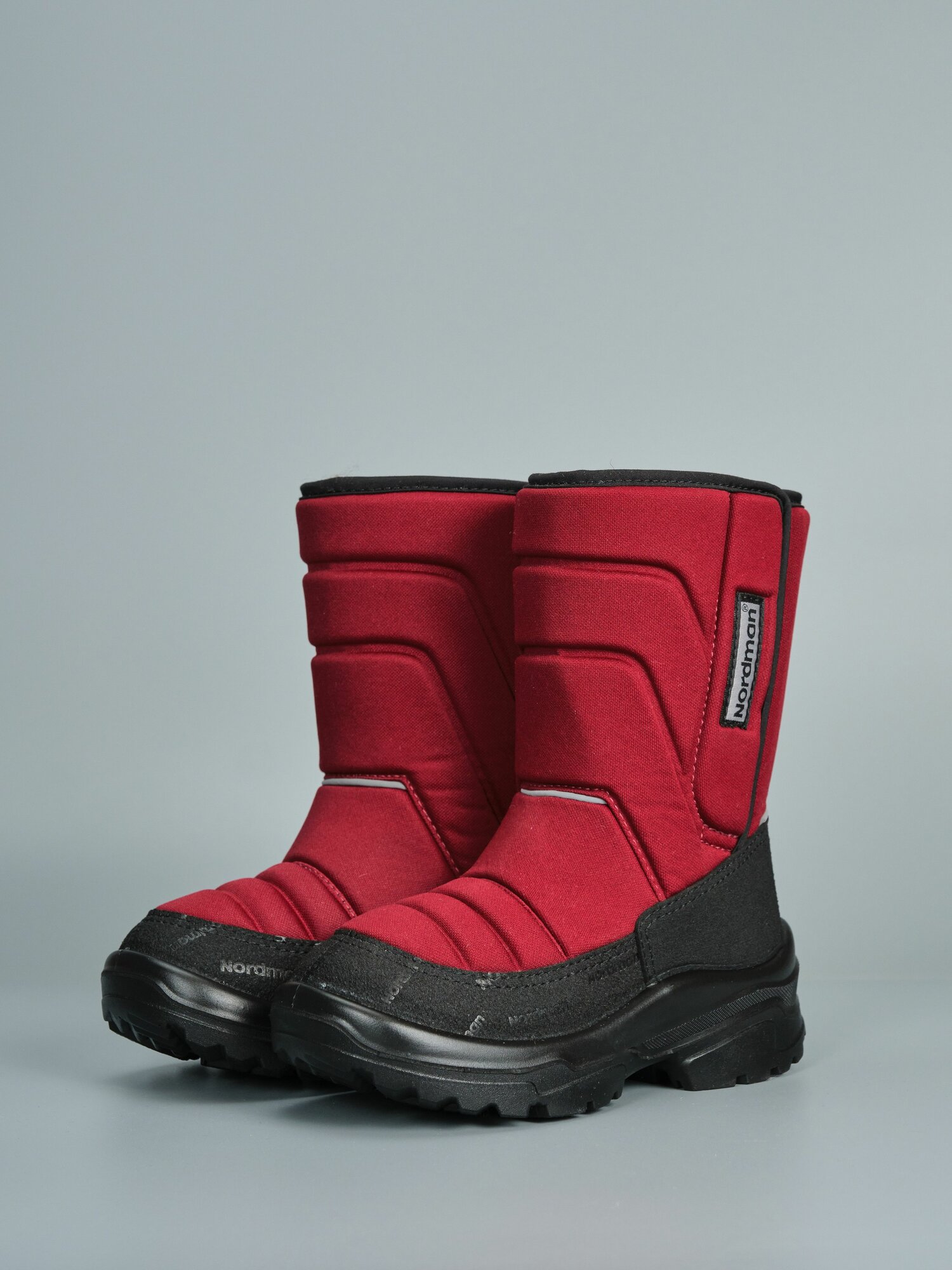 Дутики Nordman размер 34 бордовый