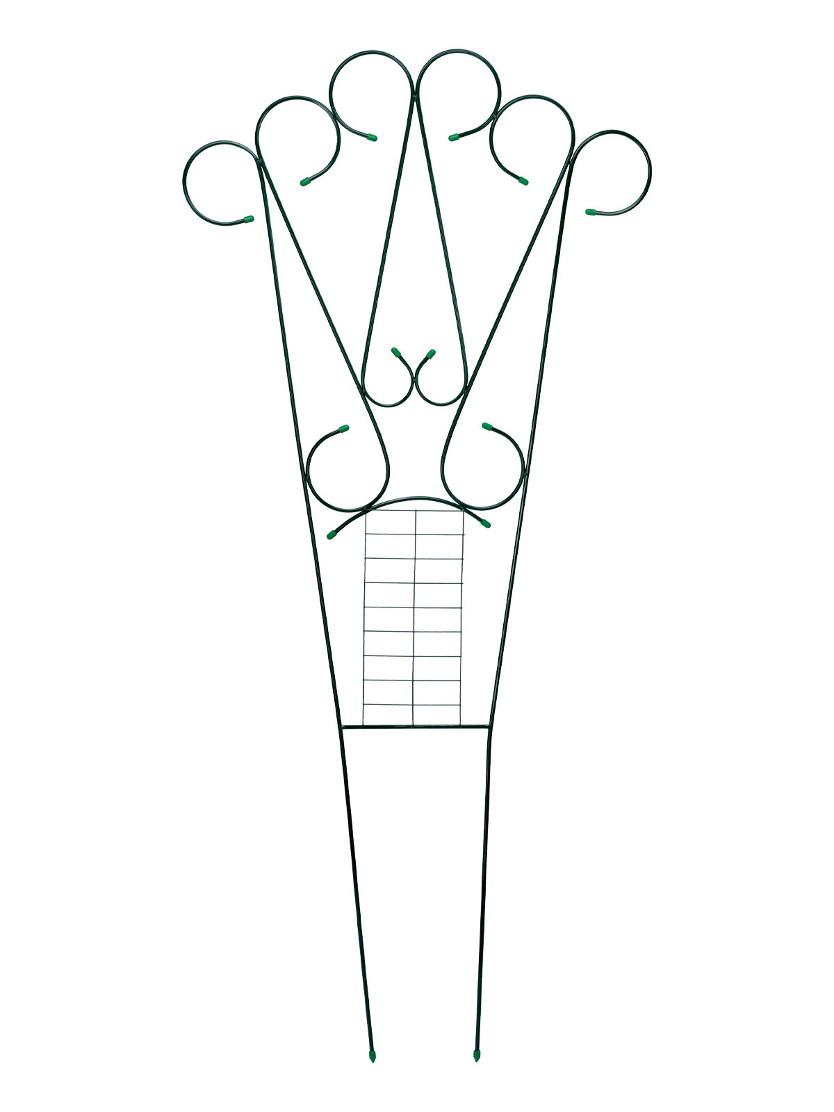 Шпалера «Комбинированная» стальная размером 0 95х2 м зеленая 69136