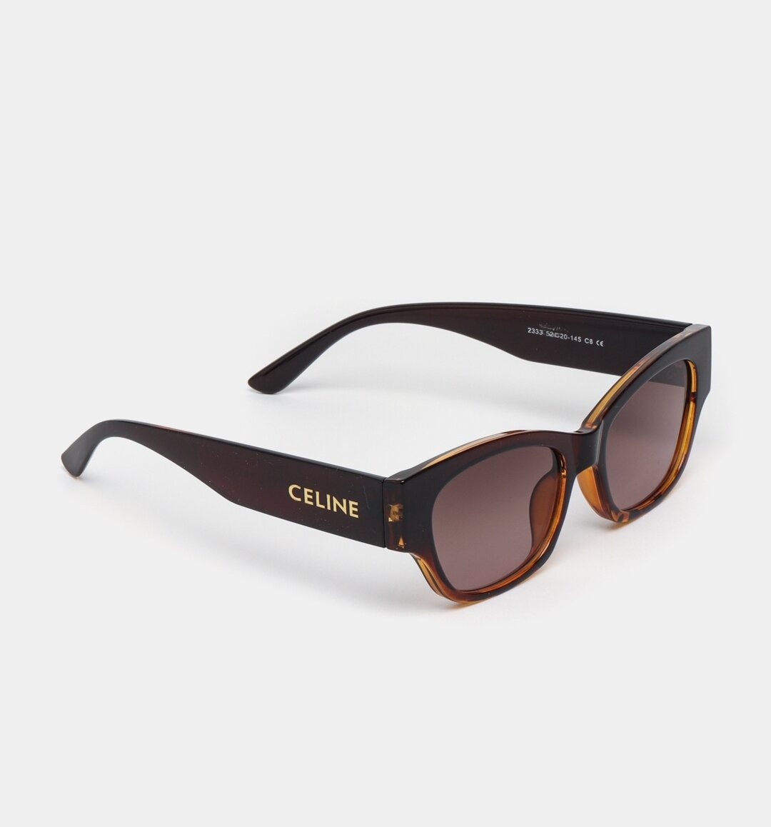 Солнцезащитные очки CELINE, коричневый