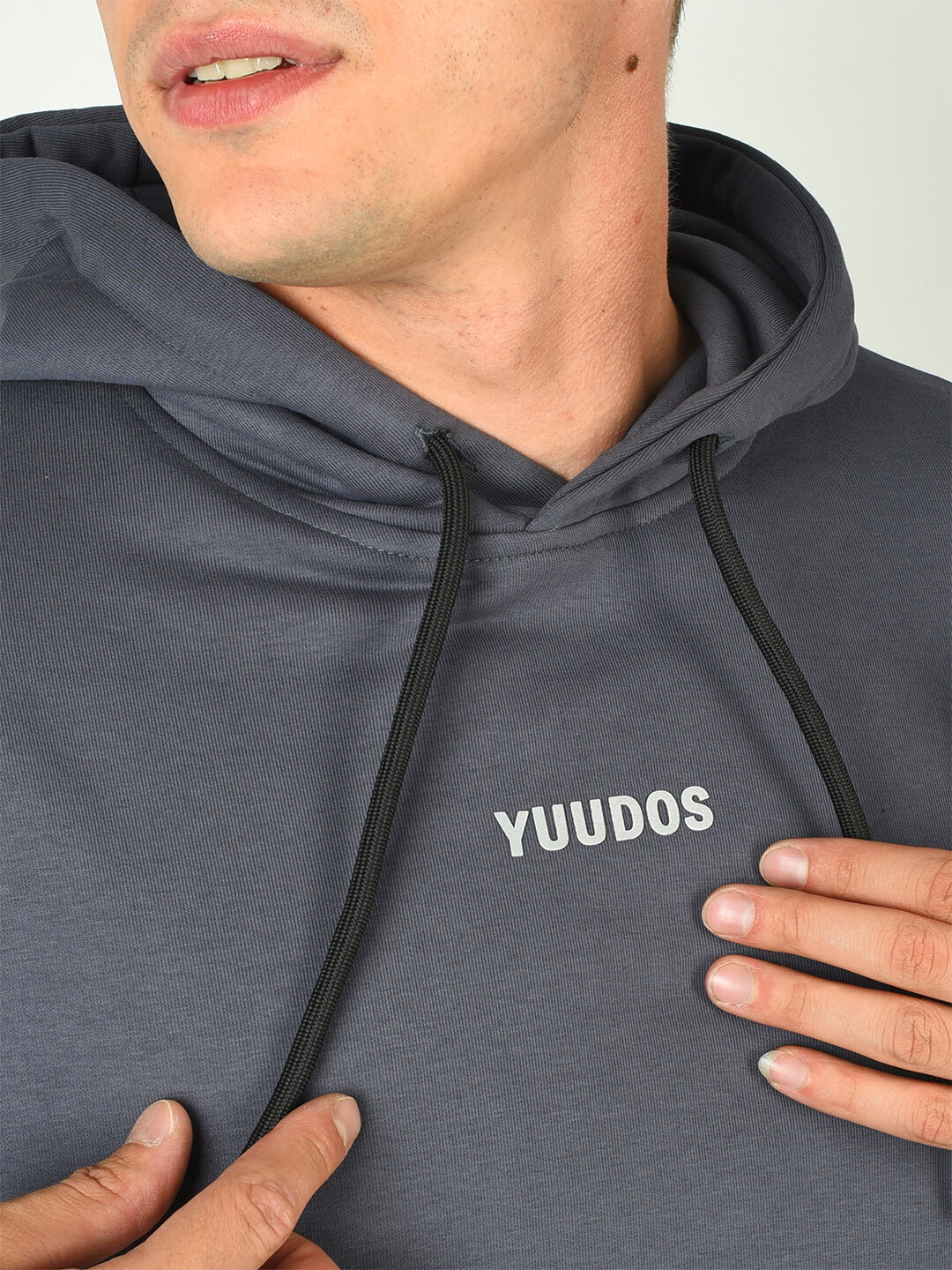 Худи YUUDOS, размер L, , серый