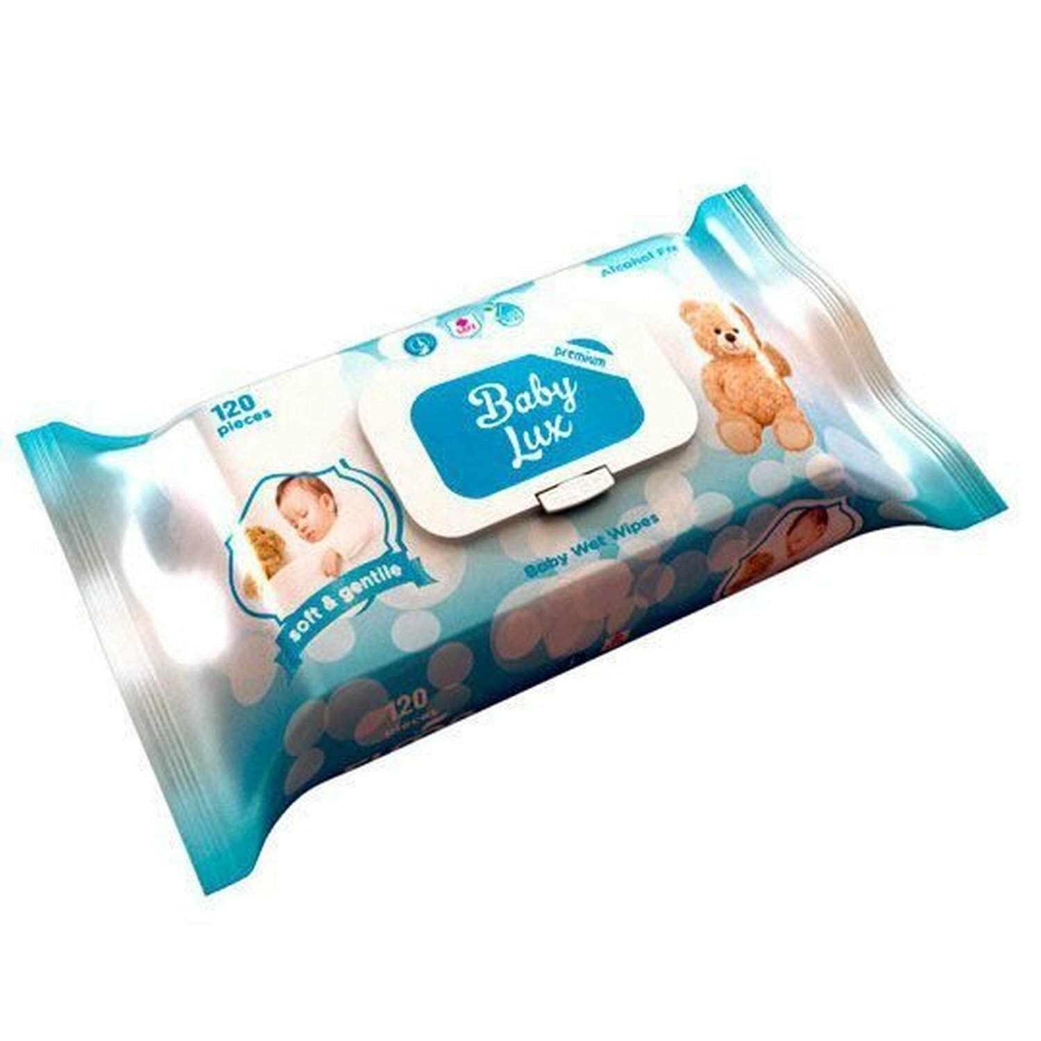 ELMA Влажные салфетки 120 шт – мягкая очистка и свежесть каждый день