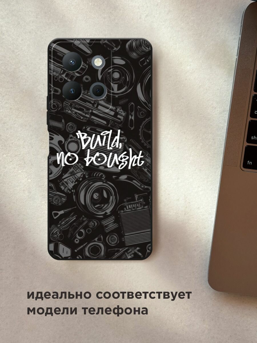 Чехол на Vivo Y36 4G / Виво Y36 4G с принтом "Build no bought" — фото 1
