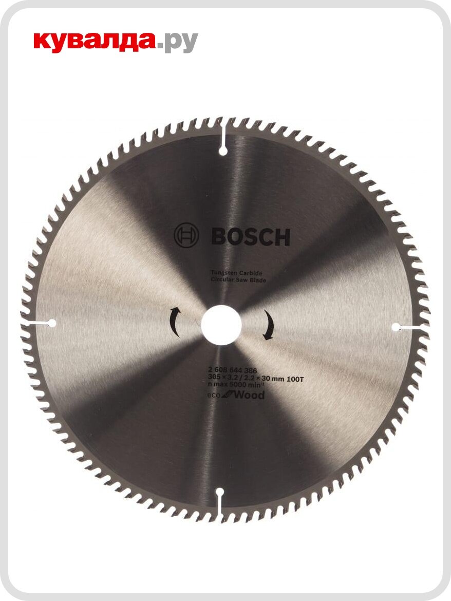 Пильный диск по дереву BOSCH ECO WOOD 305x30-100T