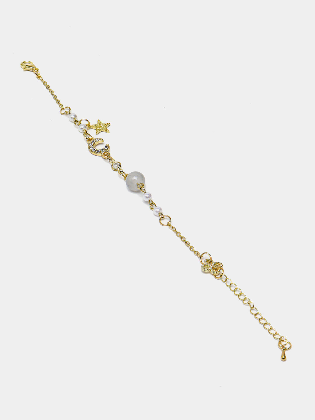 Браслет-цепочка, 1 шт., белый — фото 1