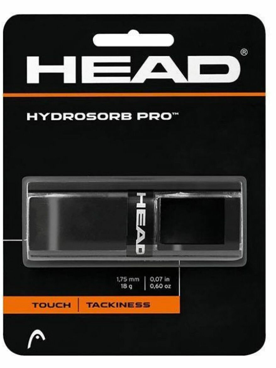 Базовый грип Head HydroSorb Pro Унисекс 285303-BK BK Черный Унисекс Большой теннис 100% полиэстер