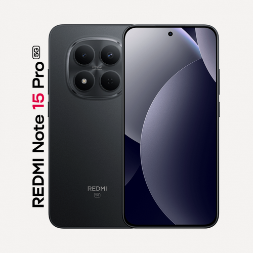 Изображение товара Смартфон Xiaomi REDMI Note 15 Pro 5G 8/512Gb Black (Чёрный)