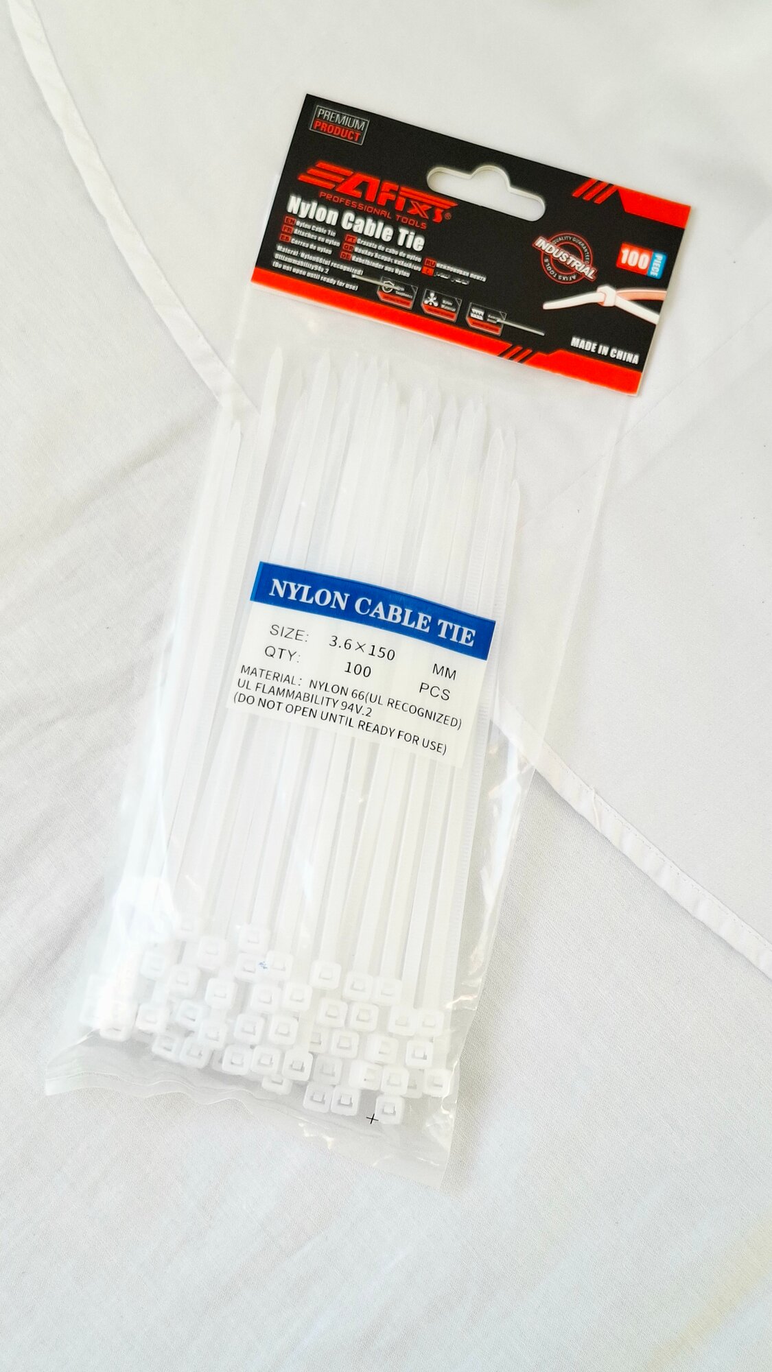 Хомуты plastic nylon epicastar, нейлоновые, многоцелевые, 100шт — фото 1