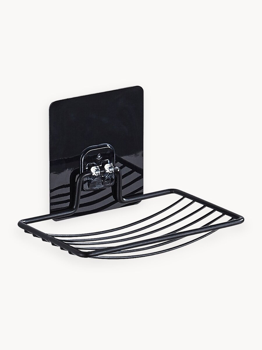 Мыльница для ванной со сливом настенная