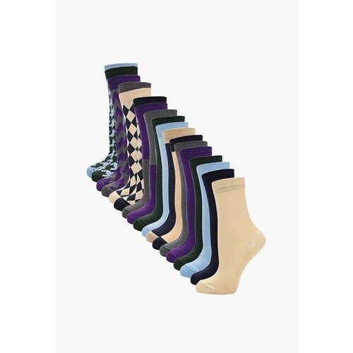 фото Носки big bang socks, 9 пар, размер 35-39, синий