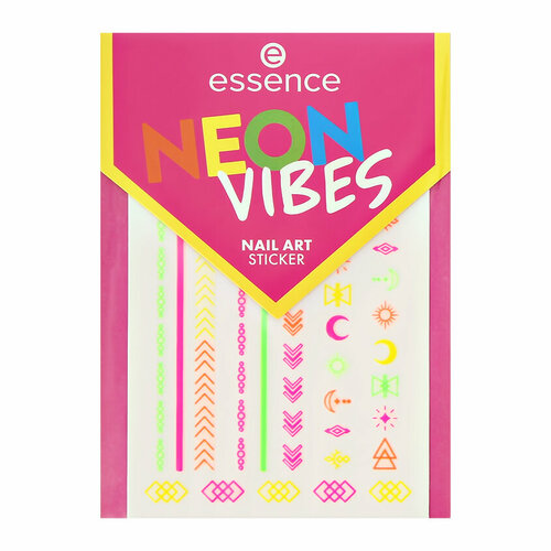 Наклейки для ногтей `ESSENCE` NEON VIBES NAIL ART STICKER