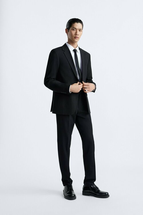 Пиджак Zara, размер 54, черный