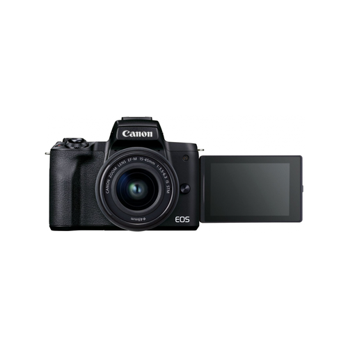 Беззеркальная камера Canon EOS M50 Mark II Kit 15-45mm IS STM черная