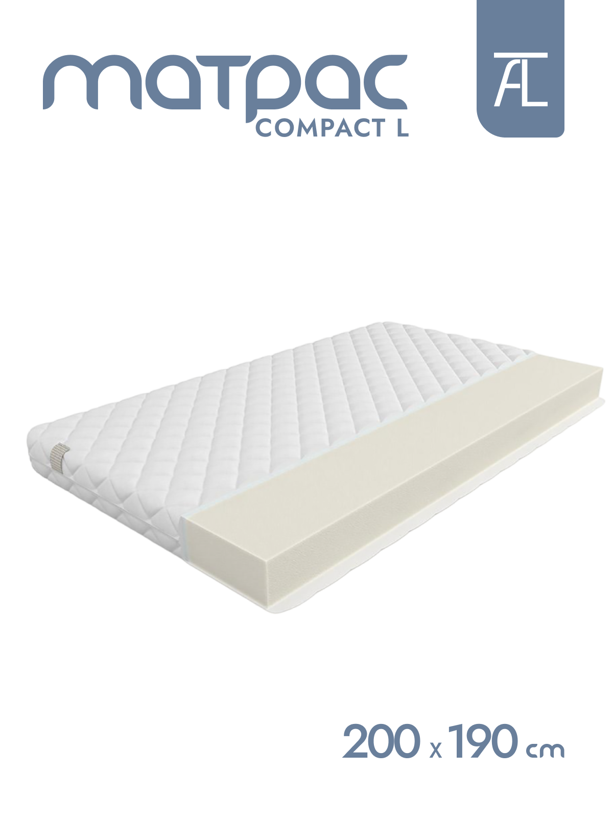 Матрас COMPACT L COMPACT Mr.Mattress, 200х190 см