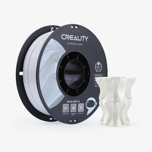 Филамент Creality CR-Silk 1.75мм. Белый 1 кг.