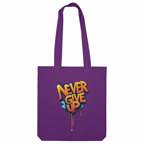 фото Сумка шоппер us basic, фиолетовый