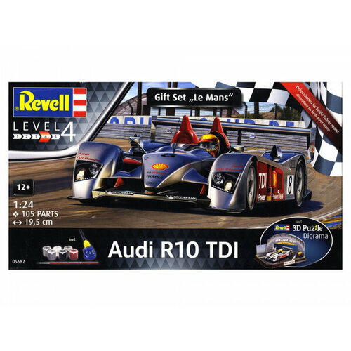 084 willis mb 3d puzzle Подарочный набор Audi R10 TDI + 3D Puzzle (Гоночная трасса в Ле-Мане)