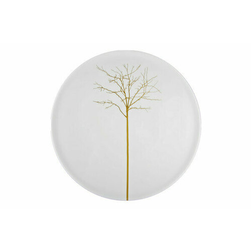 Блюдо для торта Dibbern Золотой лес 32 см фарфор костяной 43210₽
