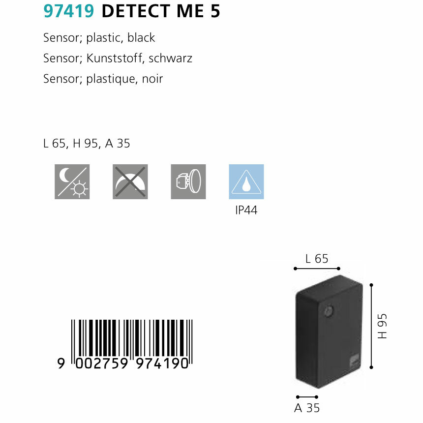 97419 Датчик движения Eglo Detect Me 5 - фото №9