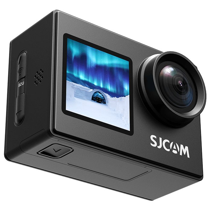 Экшн-камера SJCAM SJ4000 DUAL SCREEN . Цвет черный.