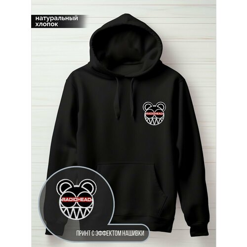 фото Худи hypnotica, размер m, черный