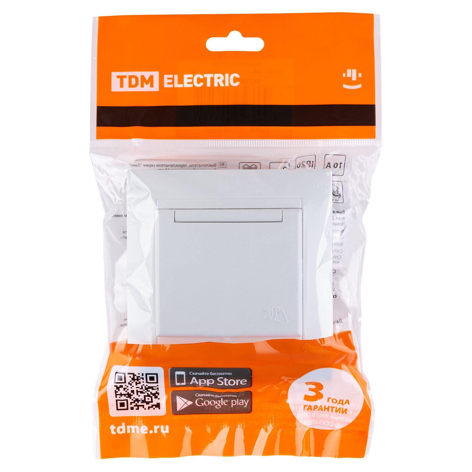 Розетка 2P+PE TDM Electric - фото №5