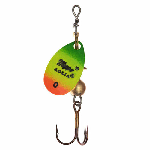 Блесна вращающаяся Mepps AGLIA FLUO, 0, Tiger
