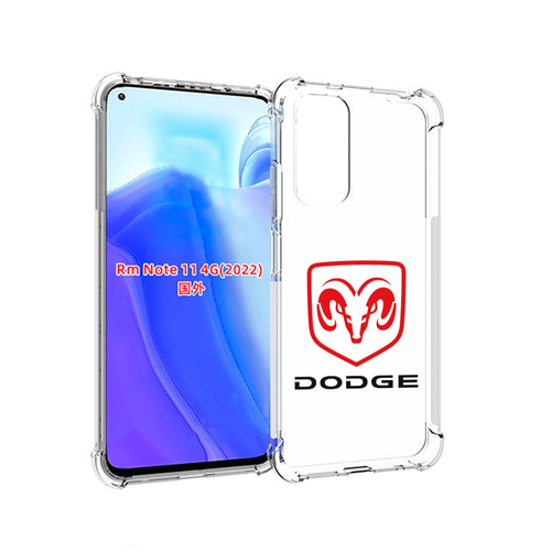 Чехол MyPads dodge-2 мужской для Xiaomi Redmi Note 11 4G ( Глобальная версия ) задняя-панель-накладка-бампер