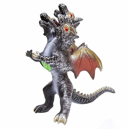 Игрушка со звуковым эффектом Серебряный дракон 29 см