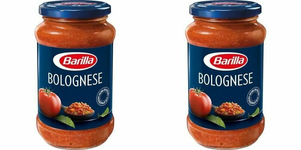 Barilla Соус томатный Bolognese Болоньезе с говядиной и свининой, 400 г, 2 шт