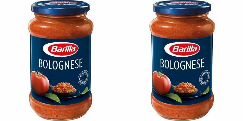 Barilla Соус томатный Bolognese Болоньезе с говядиной и свининой, 400 г, 2 шт