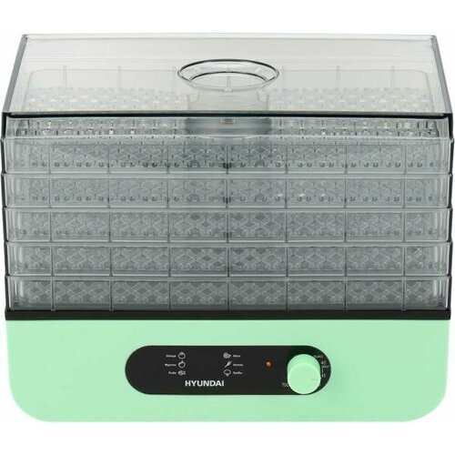 Сушка для фруктов и овощей Hyundai HYDF-5032 5под 400Вт мятный 207500₽